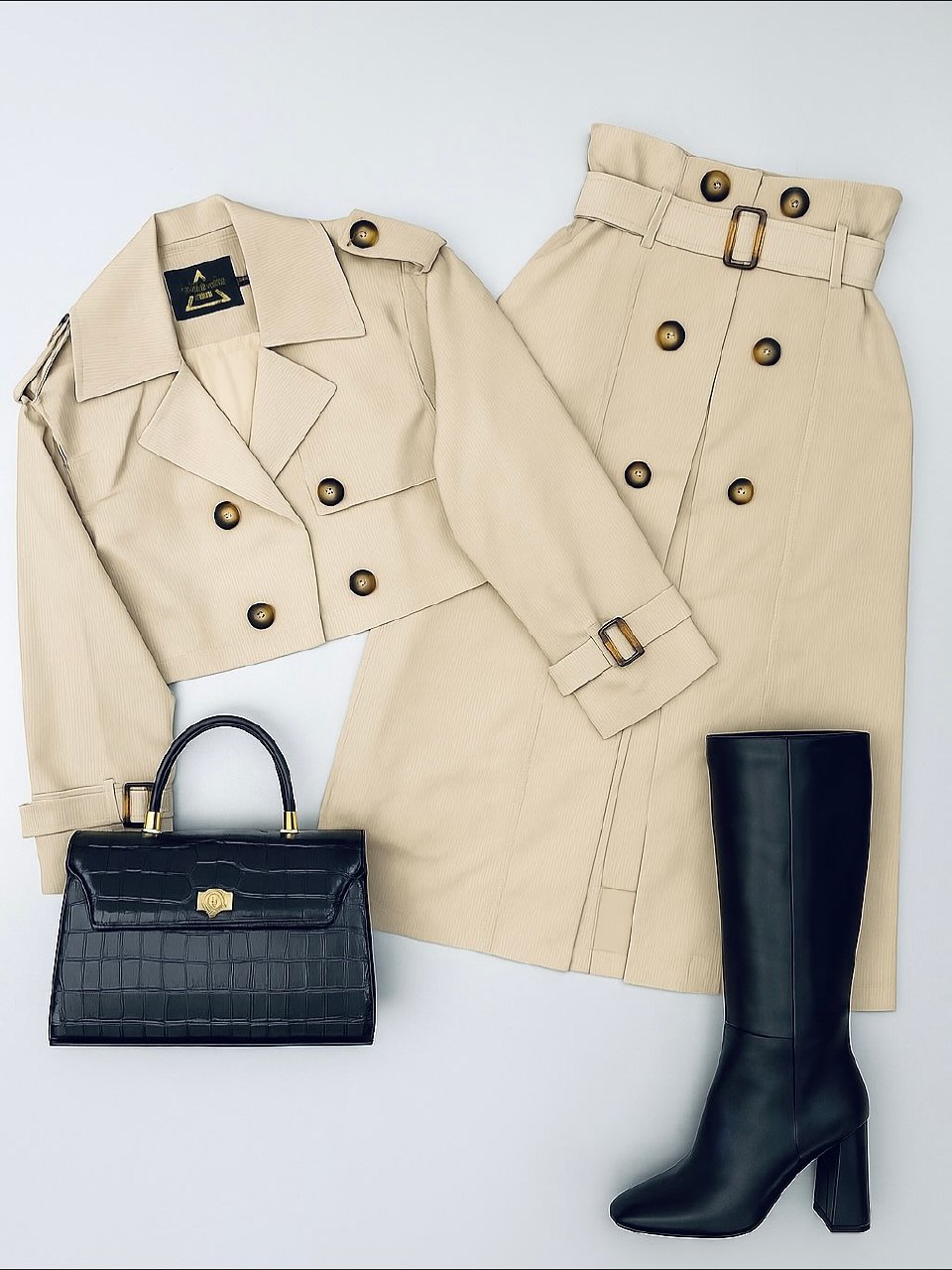 20250922_125448 کت دامن زنانه مدل آلامد - تصویر 1