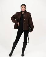 ترنچ کت زنانه مدل یغما