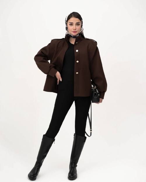 ترنچ کت زنانه مدل یغما