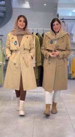 بارانی زنانه مدل چشمک