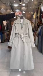 بارانی بلند زنانه مدل چکاوک - تصویر 4