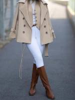 ترنچ کت و جلیقه زنانه مدل غزاله - تصویر 8