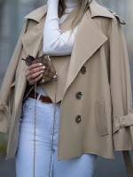 ترنچ کت و جلیقه زنانه مدل غزاله - تصویر 9