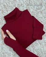 بادی یقه اسکی زنانه مدل بهناز - تصویر 2