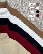 بادی یقه اسکی زنانه مدل بهناز - تصویر 3