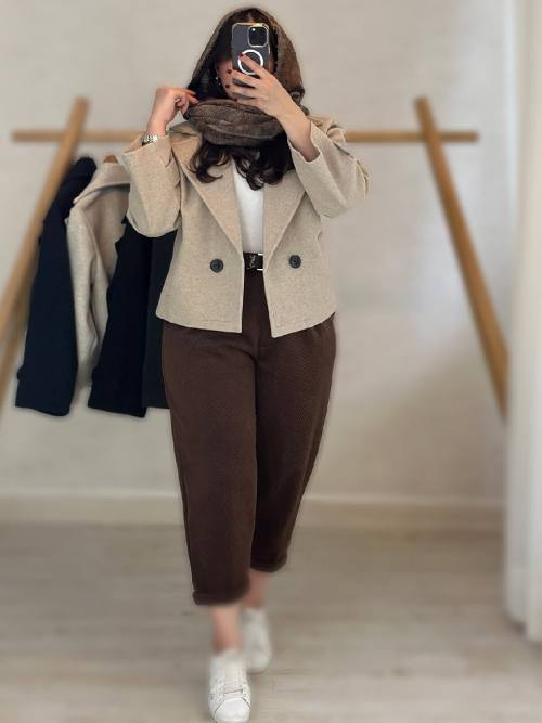 پالتو زنانه مدل ادل