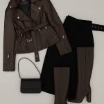 کت چرم زنانه مدل خانومی