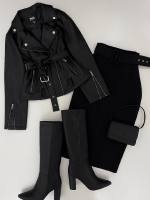 کت چرم زنانه مدل خانومی - تصویر 2