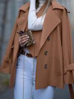 ترنچ کت و جلیقه زنانه مدل غزاله - تصویر 13