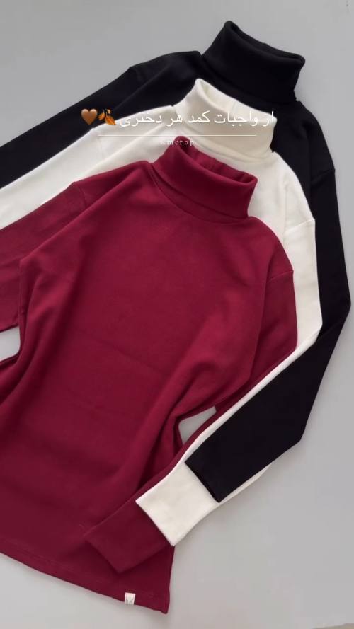 بلوز یقه اسکی زنانه مدل ویولت