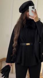 پانچو زنانه مدل هنر - تصویر 2