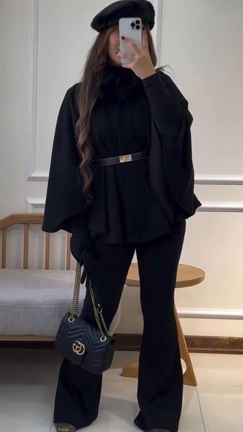 پانچو زنانه مدل هنر