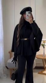 پانچو زنانه مدل هنر - تصویر 6