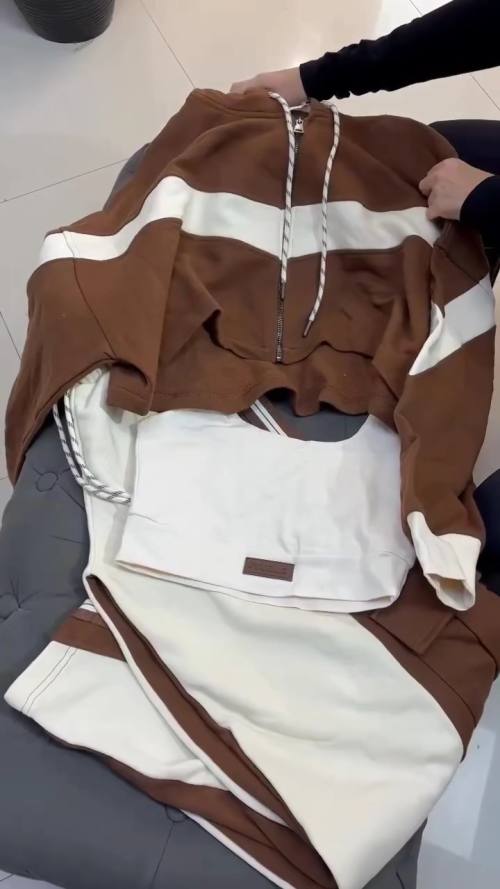 سوییشرت شلوار و تاپ زنانه مدل سان