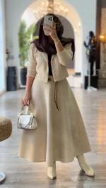 کت دامن زنانه مدل جانان