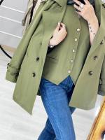 ترنچ کت و جلیقه زنانه مدل غزاله - تصویر 2