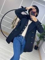 ترنچ کت و جلیقه زنانه مدل غزاله - تصویر 5
