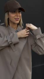 بارانی زنانه مدل گلسار - تصویر 2