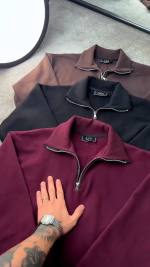 دورس نیم زیپ مردانه مدل بهنام