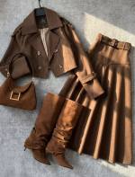 کت دامن زنانه مدل وانیل - تصویر 6