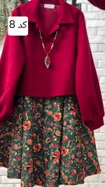 شومیز دامن زنانه مدل ماهنی - تصویر 16