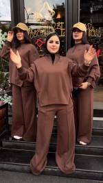 سوییشرت و شلوار زنانه مدل نیکا - تصویر 4