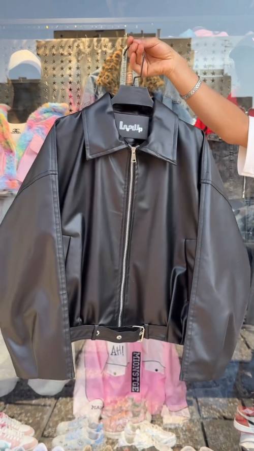 کت چرم زنانه مدل لولا