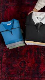 دورس نیم زیپ مردانه مدل ساسان - تصویر 3