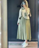 کت دامن زنانه مدل چین چیلا - تصویر 9