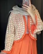 کت دامن زنانه مدل چین چیلا - تصویر 11