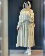 کت دامن زنانه مدل چین چیلا - تصویر 14