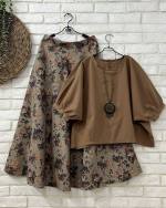 شومیز دامن زنانه مدل سوفی