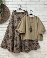 شومیز دامن زنانه مدل سوفی - تصویر 4