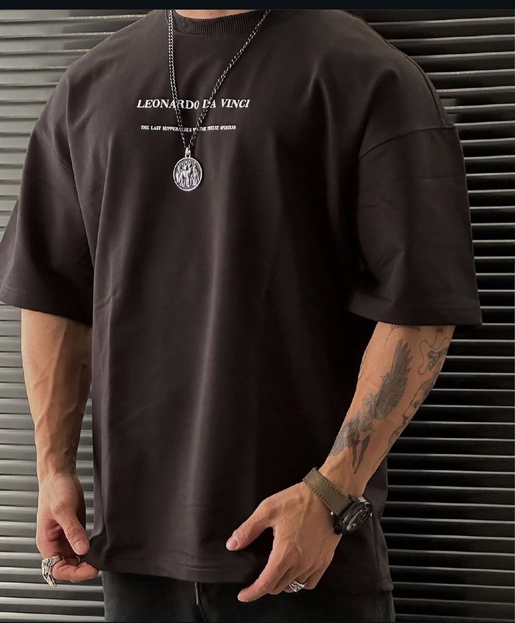 20260212_211408 تیشرت مردانه مدل مونالیزا - تصویر 1