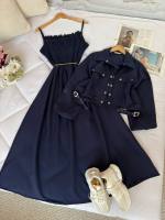 پیراهن کت دخترانه مدل شیکان - تصویر 4