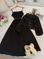 پیراهن کت دخترانه مدل شیکان - تصویر 5