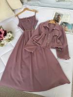 پیراهن کت دخترانه مدل شیکان - تصویر 6