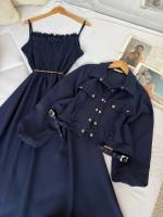 پیراهن کت دخترانه مدل شیکان - تصویر 8