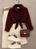 شومیز شلوار زنانه مدل لیمو - تصویر 4