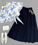 شومیز دامن زنانه مدل آفتابگردون - تصویر 7