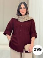 مانتو سه دکمه زنانه مدل مهشید - تصویر 2