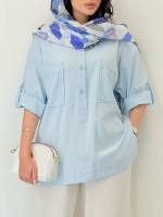 مانتو سه دکمه زنانه مدل مهشید - تصویر 9