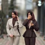 کت شلوار زنانه مدل گلبرگ