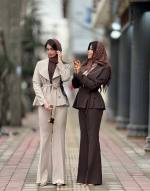 کت شلوار زنانه مدل گلبرگ - تصویر 6