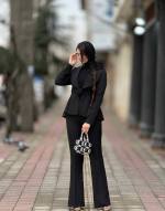 کت شلوار زنانه مدل گلبرگ - تصویر 7