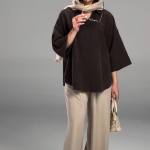 شومیز شلوار زنانه مدل چاکلت