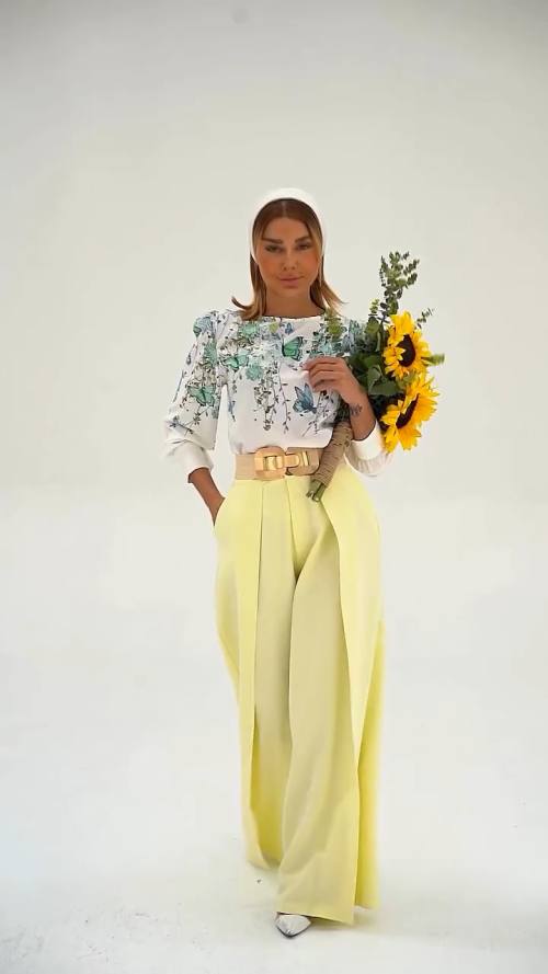 شومیز شلوار زنانه مدل پروانه