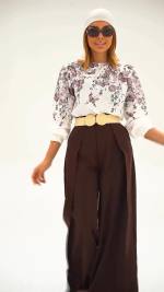 شومیز شلوار زنانه مدل پروانه - تصویر 10