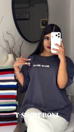 تیشرت زنانه مدل باکسی - تصویر 10