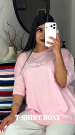 تیشرت زنانه مدل باکسی - تصویر 4